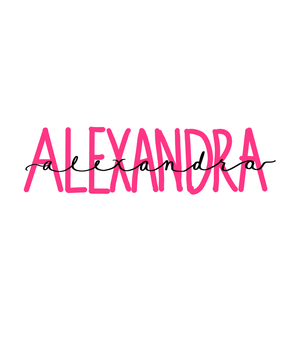 Cute name sticker
