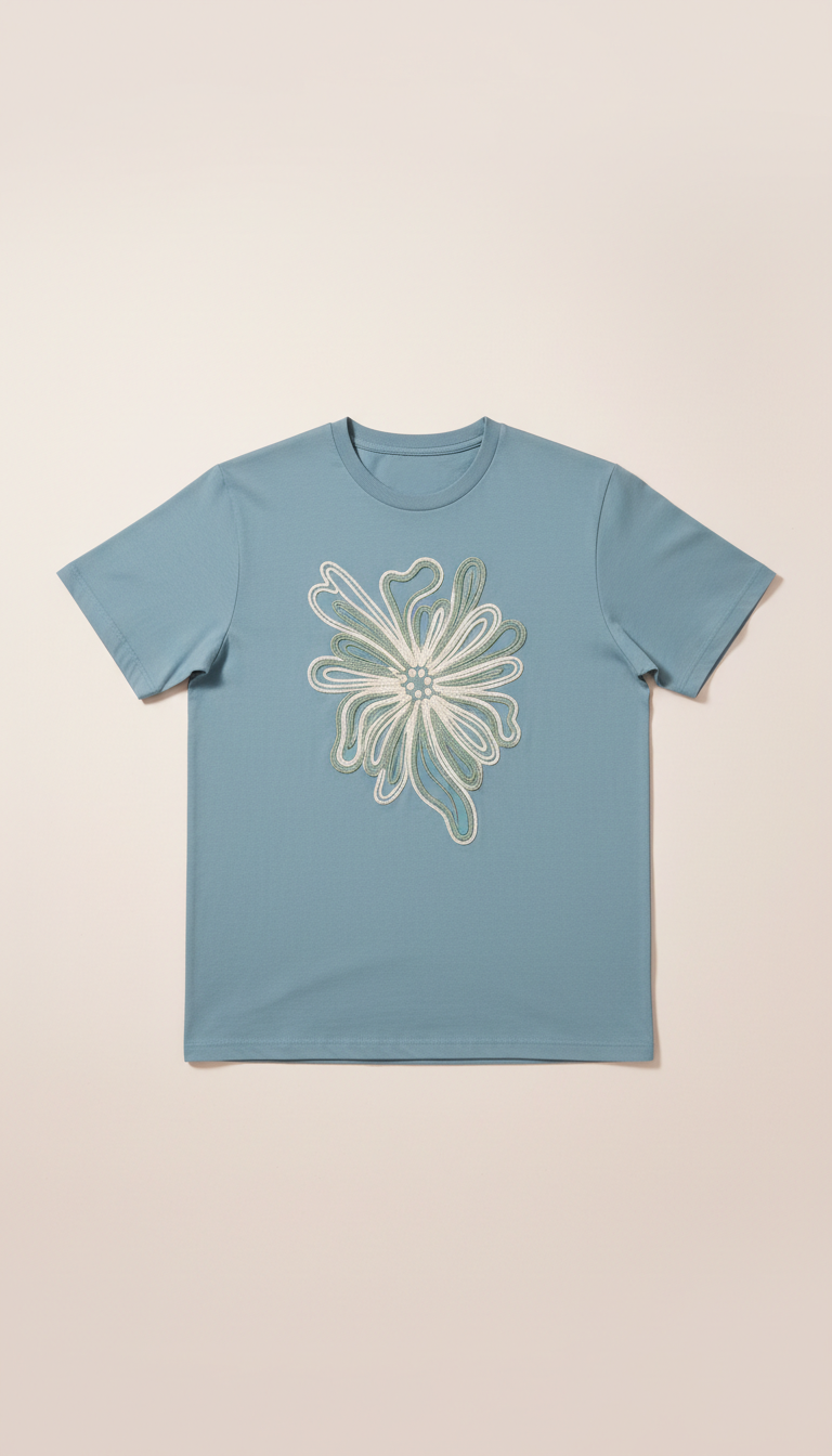 Misty Blue Graphic Tee
